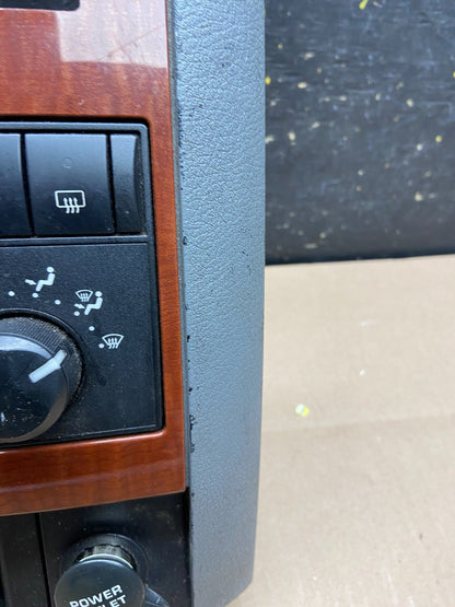 2005-2009 Dodge Durango Heat AC Climate Temperature Control Radio Bezel T4605 DG4