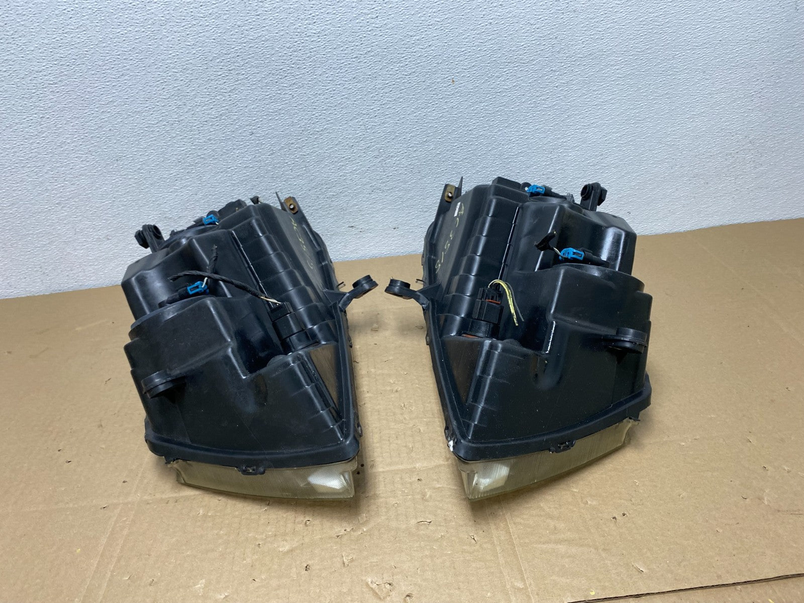 2008 to 2014 Dodge Avenger Left+Right Side Set Black Headlights AC3818 DW10