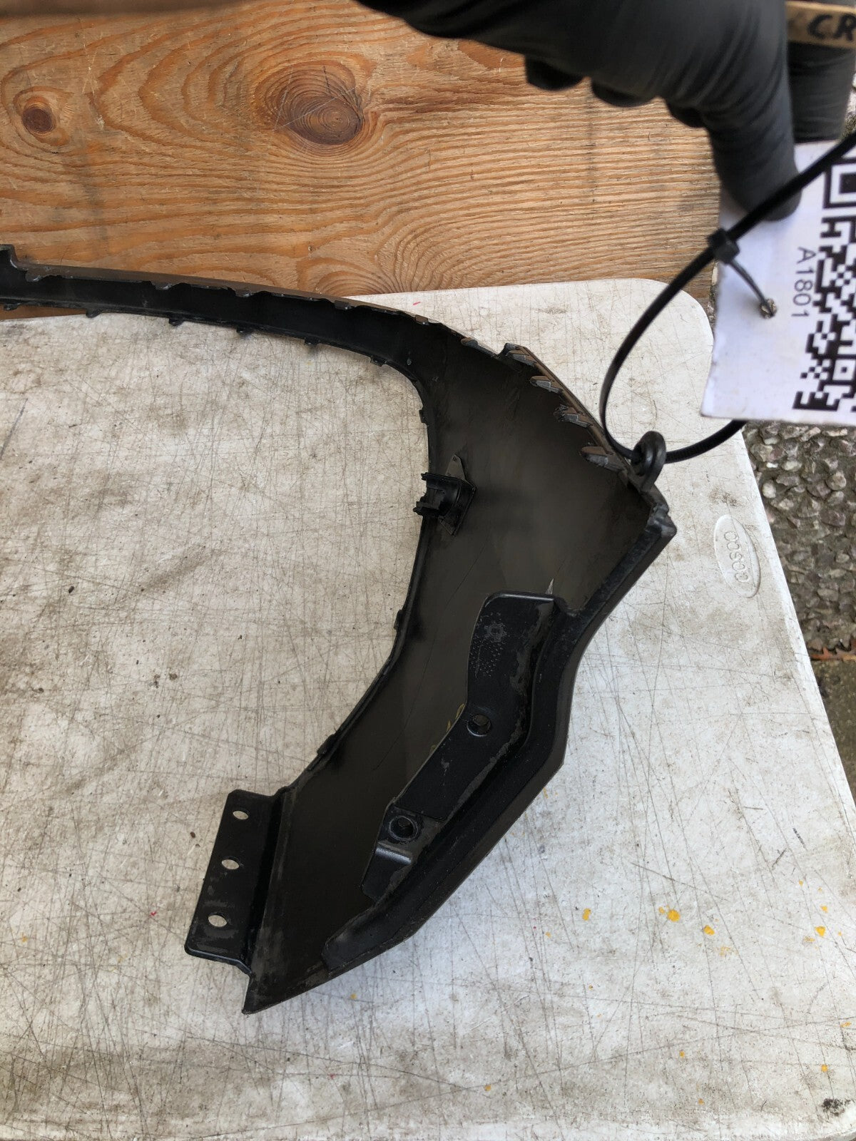 2017 to 2019 Audi Q7 Rear Bumper Lower Cover Valance Diffuser Lid OEM A180111
