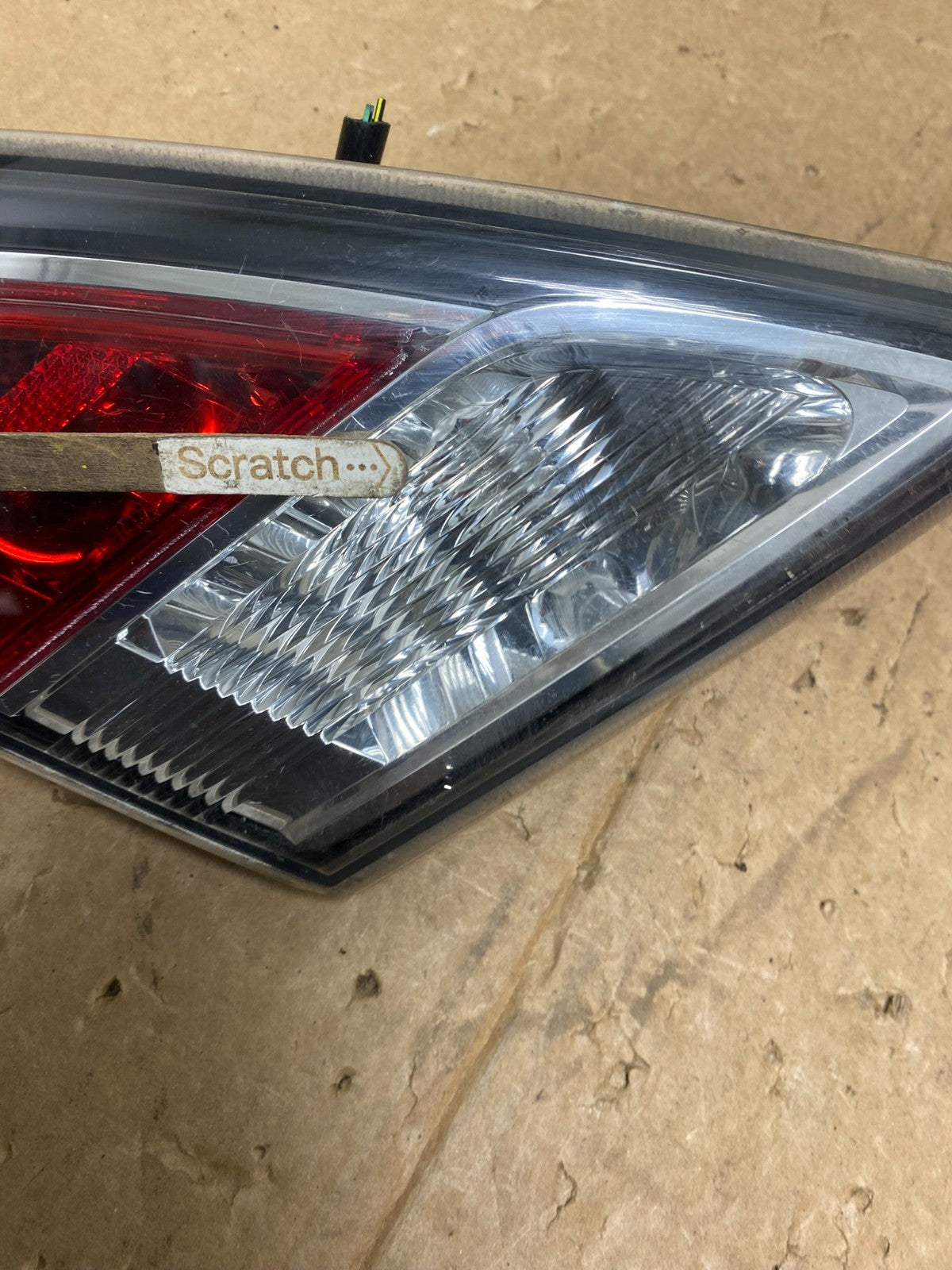 2009 to 2013 Mazda 6 Left Driver Lh Side Inner Tail Light V0040 DW3