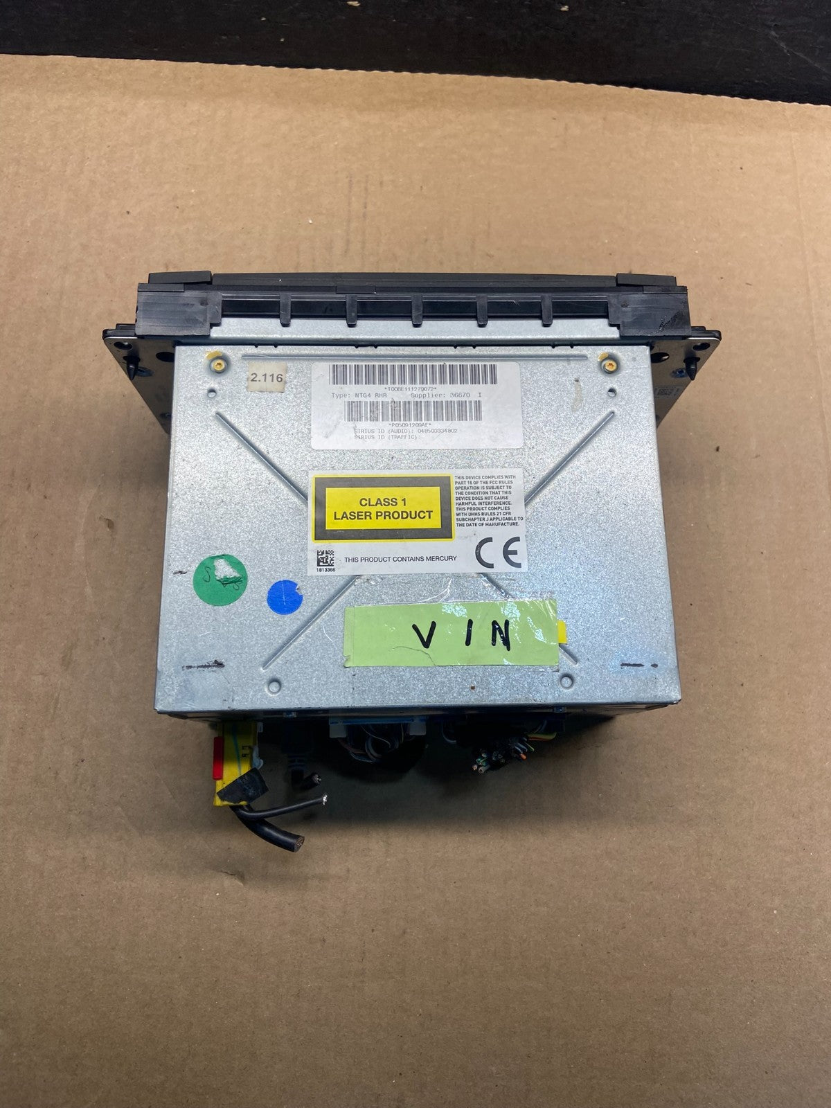 2011 2015 Jeep Dodge Chrysler Screen Display CD Player Satellite Radio AF9178 DG3