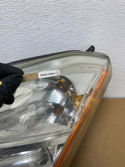 2008 to 2013 Nissan Rogue Left Driver LH Halogen Headlight AD1210 DW3