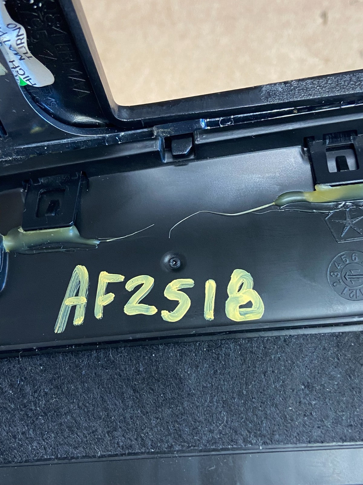 2011 - 2014 Chrysler 200 Dash Radio Bezel Trim Clock Hazard Bezel AF2518 DG6