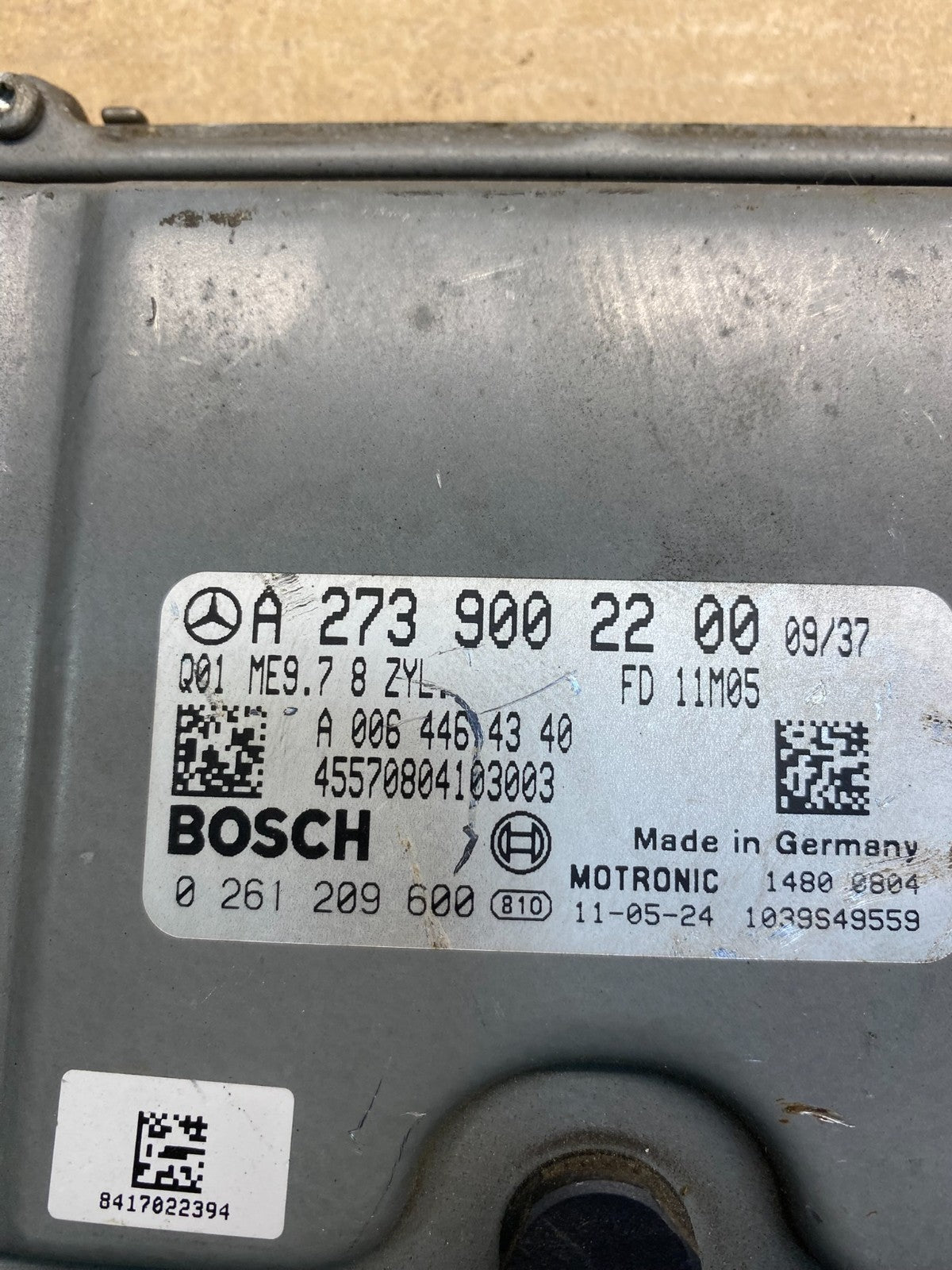 2007 to 2012 Mercedes GL450 ECM ECU Engine Control Module OEM ac4368 DG2