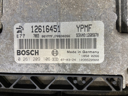 2007 Cadillac SRX 3.6L Engine Control ECM 12616451 N0319 DG2