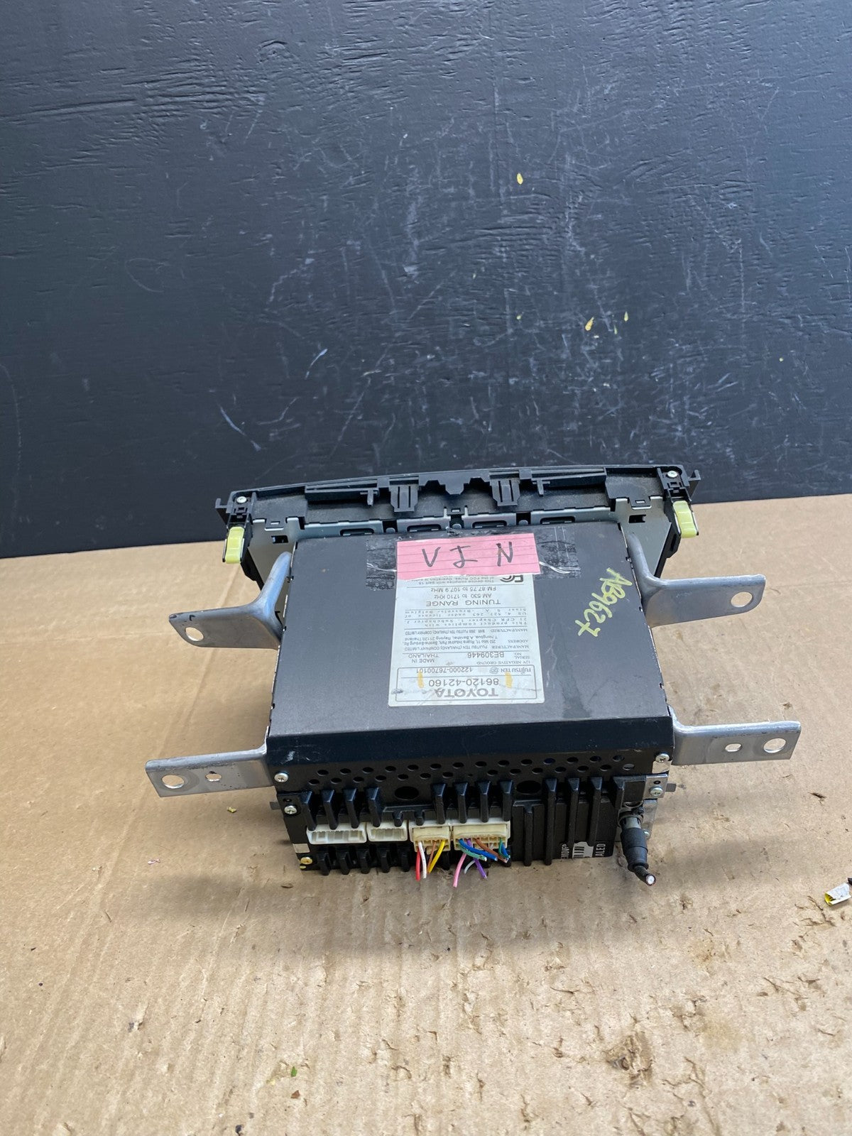 2006 to 2008 Toyota RAV4 Audio Equipment Radio Receiver AB9627 DG4