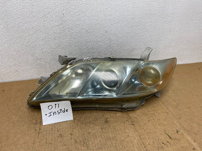 2007 - 2009 Toyota Camry Hybrid Blue Halogen Left Driver LH Headlight AD0544 DW0