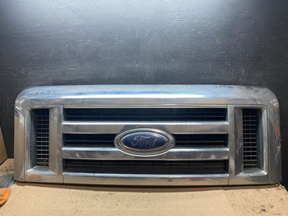2008 to 2014 Ford Econoline E150 E250 Front Upper Chrome Grill Grille x8160 DG0