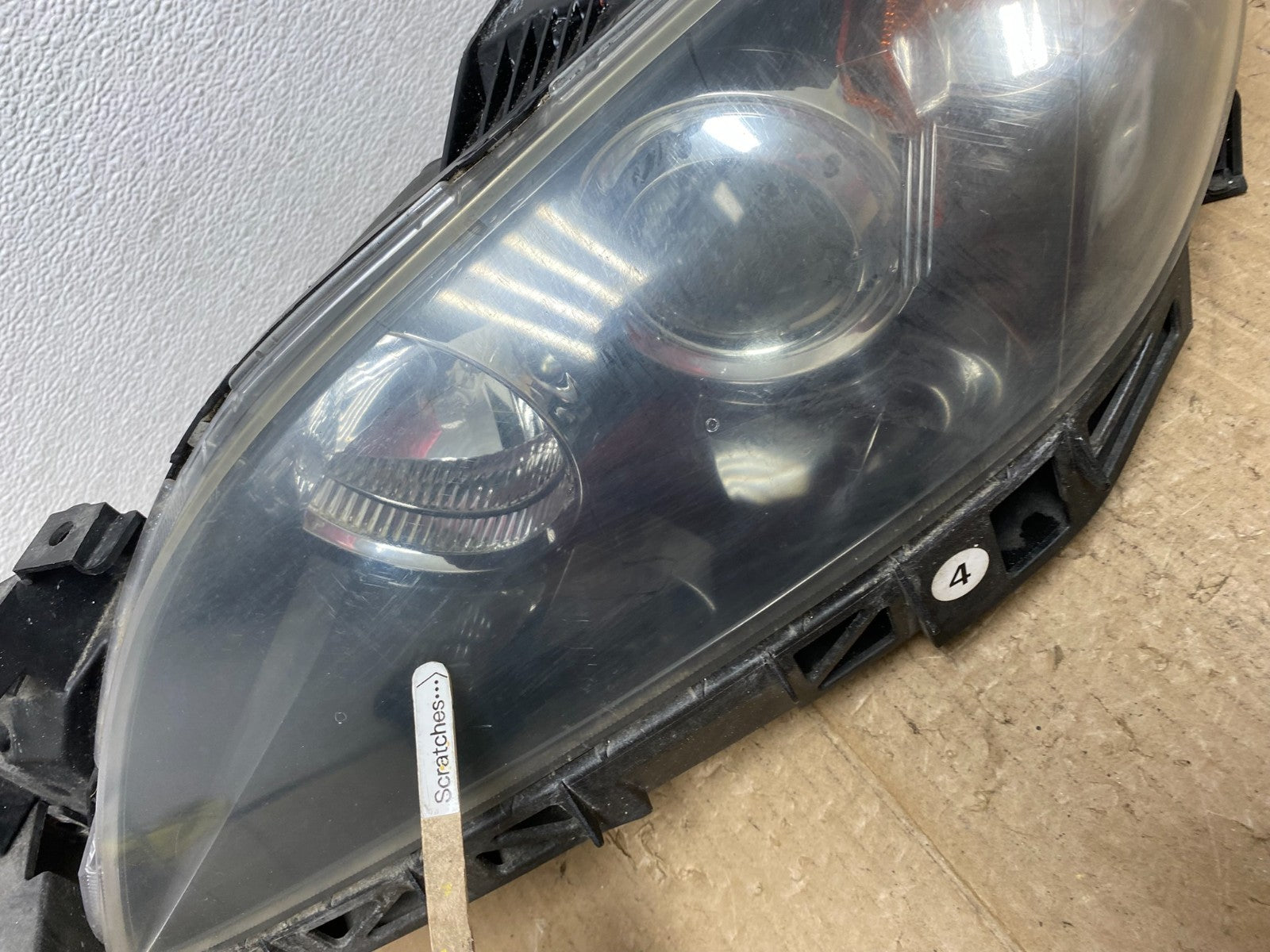 2004 to 2009 Mazda 3 Sedan Left Driver LH Side Headlight AB8454 DW3