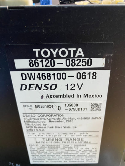 2011 to 2014 Toyota Sienna AM FM CD Mp3 Radio Receiver AD7572 DG6
