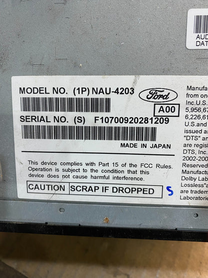 2009 - 2011 Ford Flex MP3 CD Radio Receiver BA8T-19C107-AA AC24866