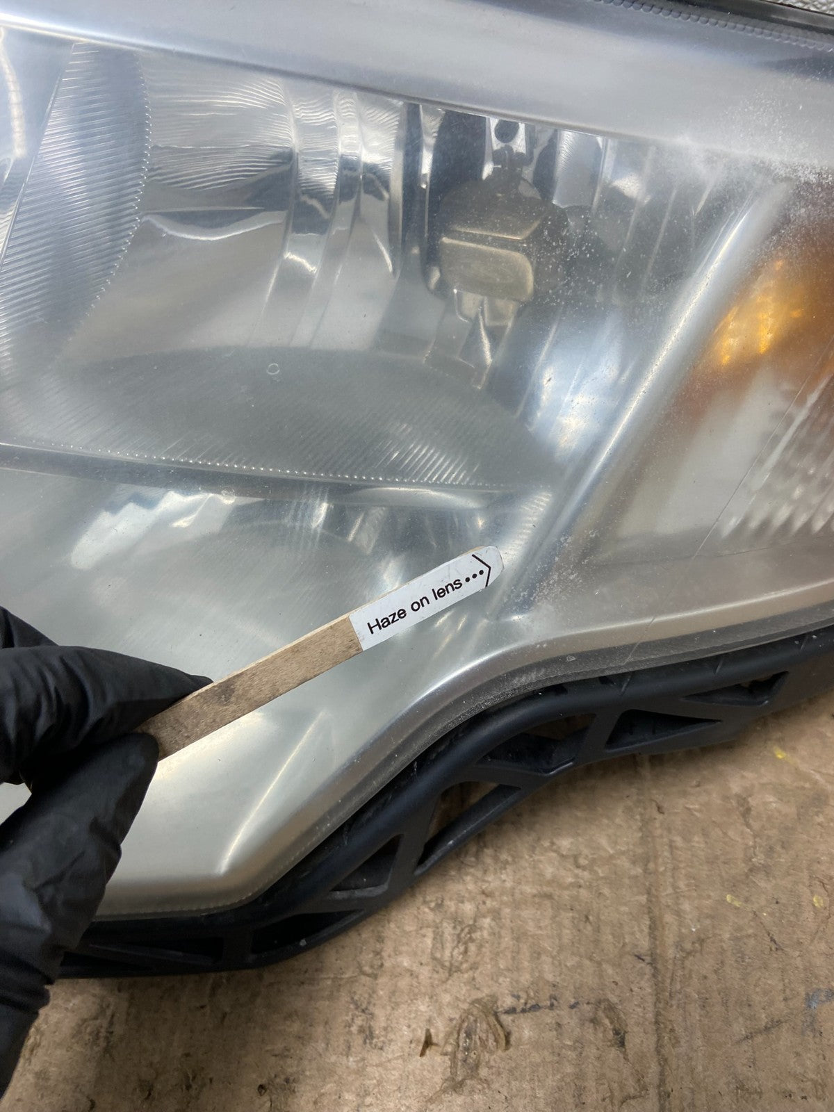 2007 to 2010 Ford Edge Left Driver Side Halogen Headlight AA49473