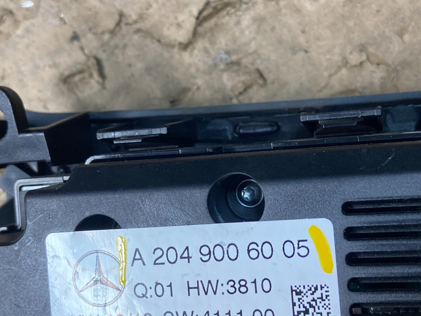 2013 - 2014 Mercedes W204 E350 C300 A/C Heater Climate Control Trim T1796 DG6
