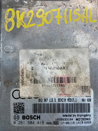 2009 to 2010 Audi A4 2.0L Engine Computer Ecu Pcm Ecm Pcu Oem OEM z0812 DG4
