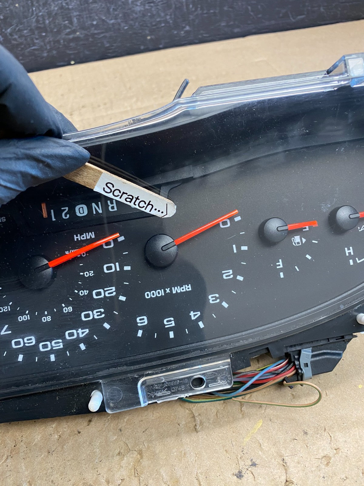 2006 Ford E350 Gauge Speedometer Cluster AC9066 DW3
