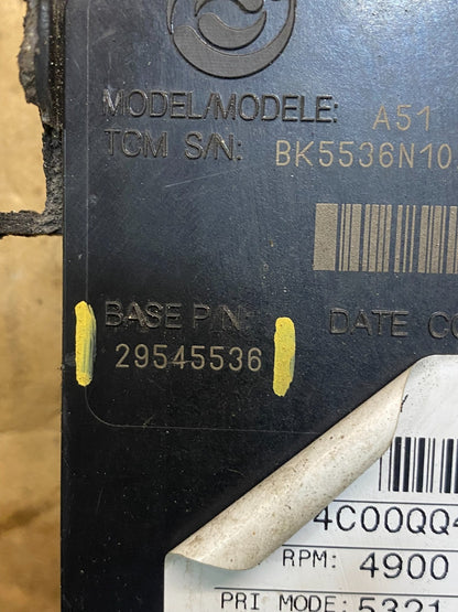 29545536 Allison TCM Transmission Control Module Computer Auto AG9565 DG2