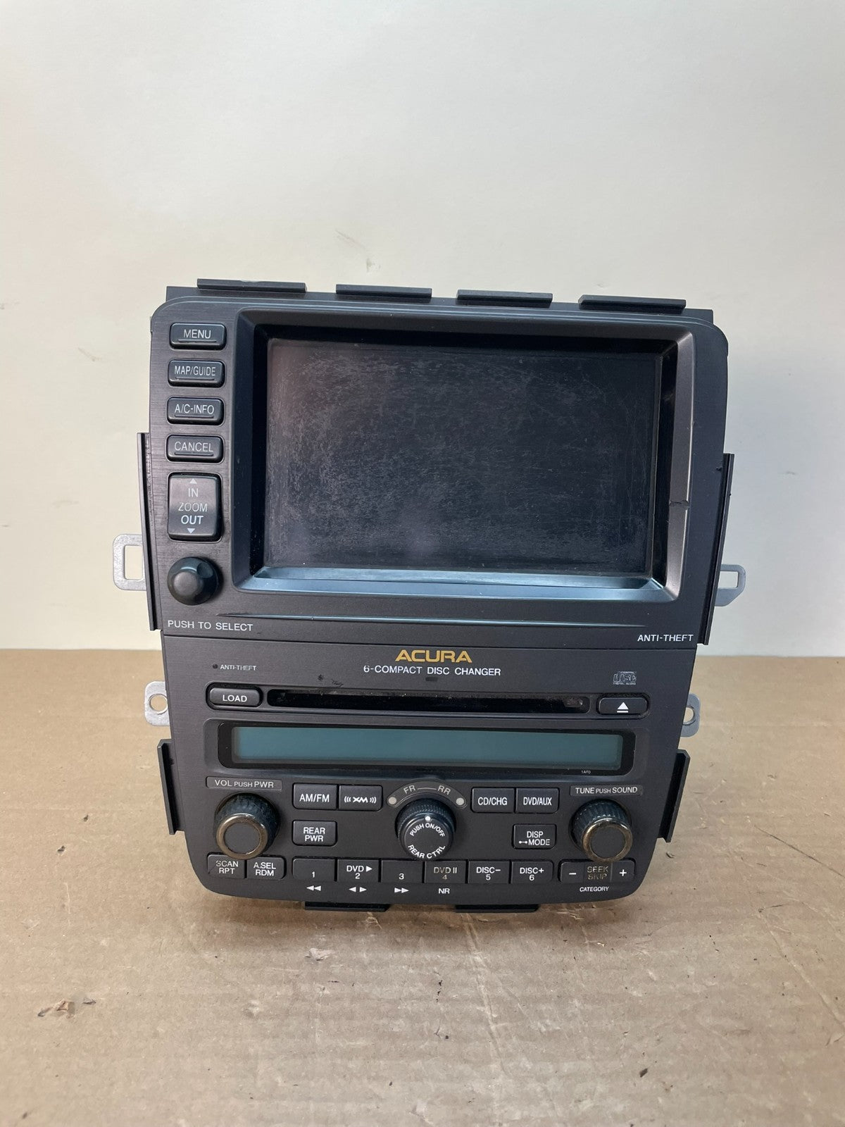 2004-2006 Acura Mdx Radio Screen Display Navigation Climate Control OE AI0554 DG0