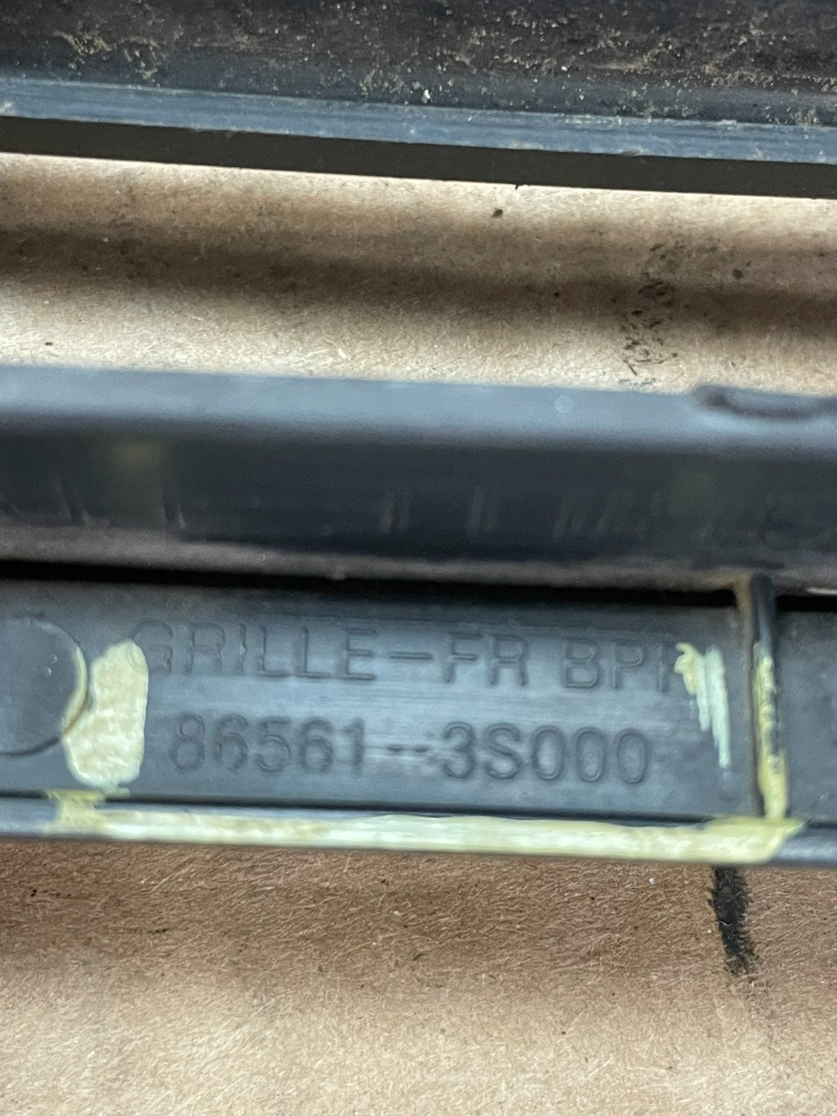 2011 to 2014 Hyundai Sonata Front Lower Grill Grille AF5296 DG4