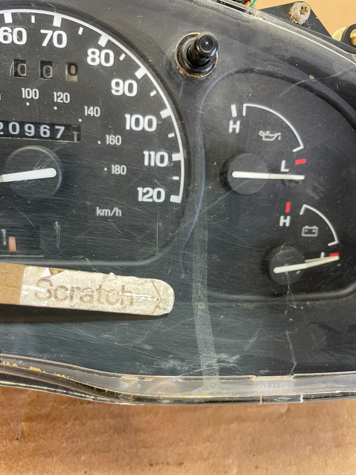 1997 - 1998 Ford F150 F-150 Speedometer Cluster Gauge ag0740 DG5