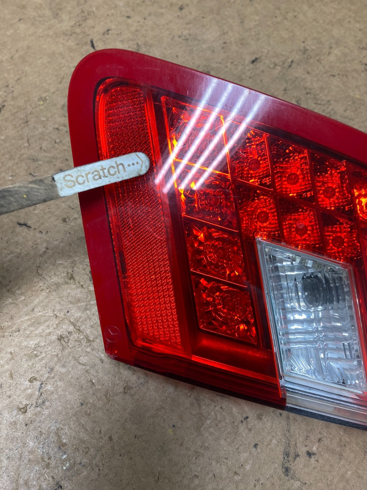 2010 to 2013 Mercedes E-Class Coupe Right Passenger Inner Tail Light S9283 DW3