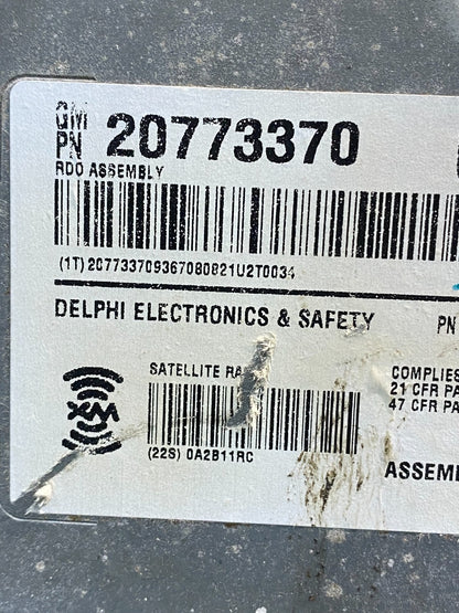 2008-2011 Cadillac CTS Am Fm Cd Player Radio Receiver af7836 DG6