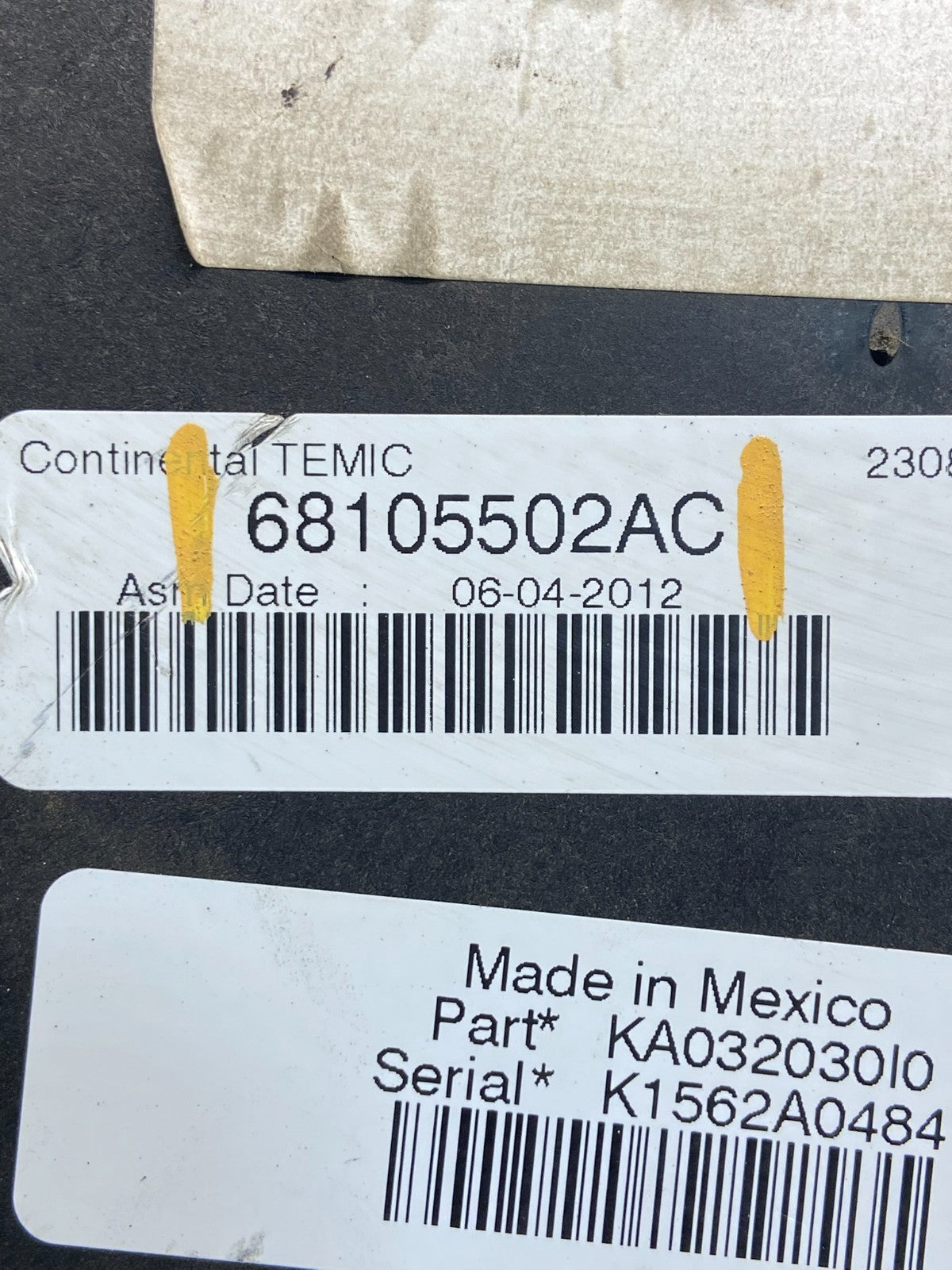 2012 Liberty Nitro TIPM Power Integrated Fuse Box Module AG1483 DW6