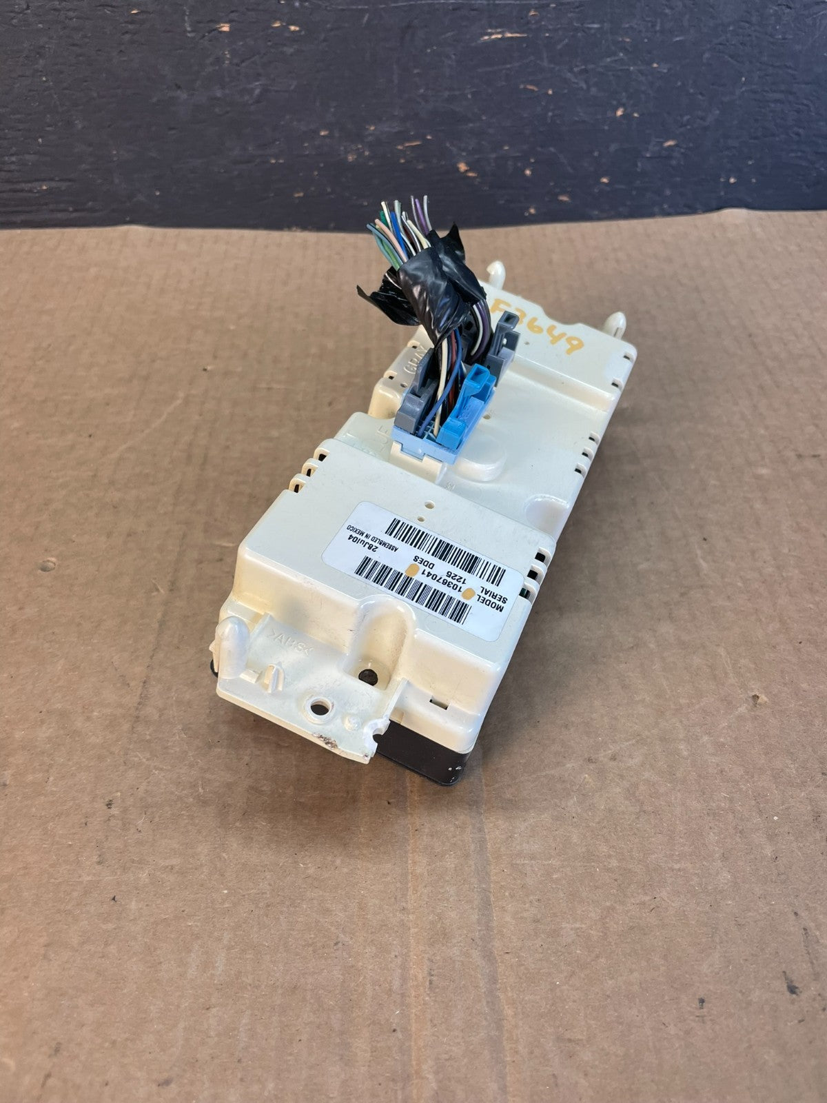 2003 to 2006 Chevrolet Silverado HVAC Heater Climate Control Module AF3649 DW3