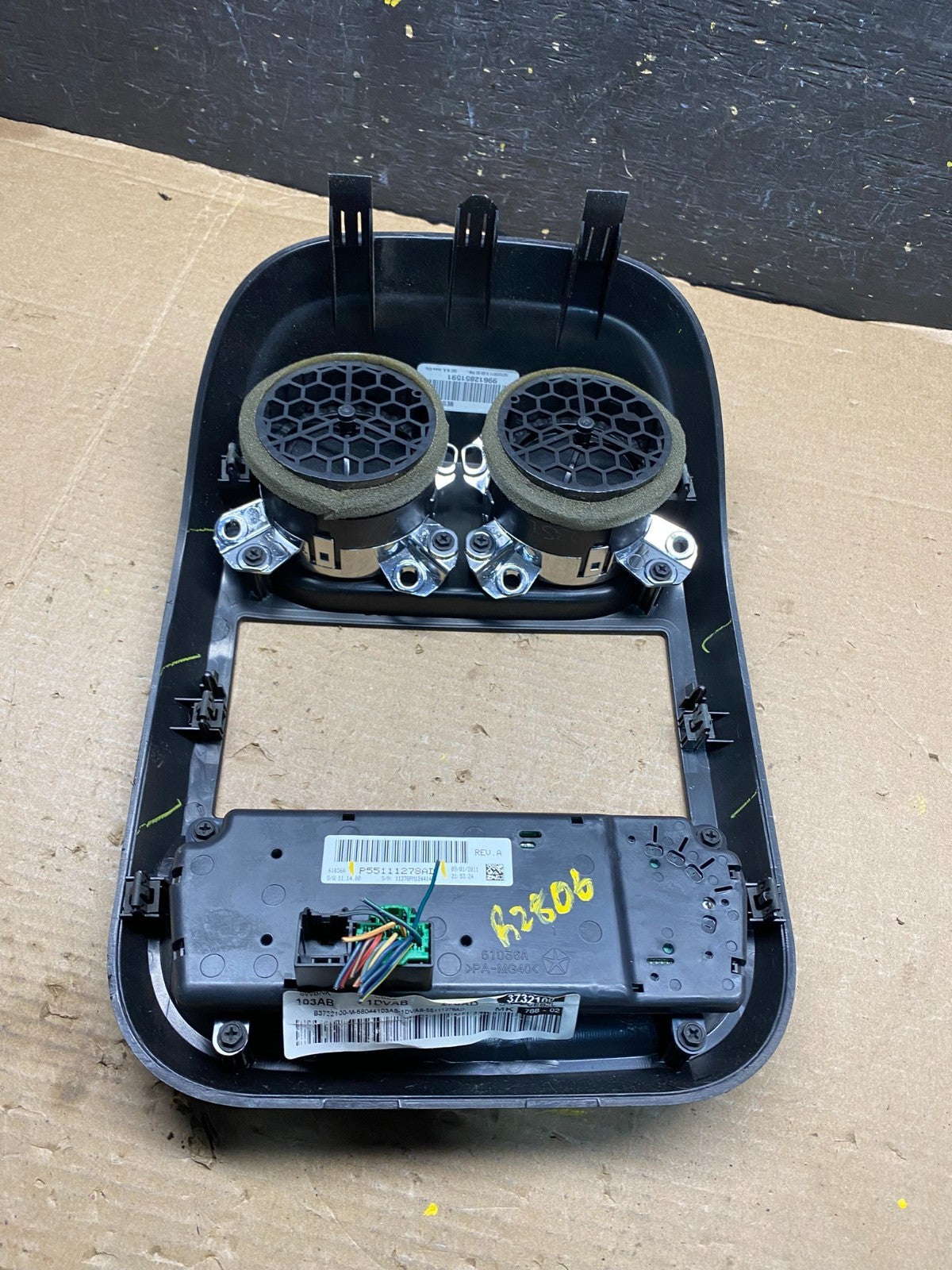 2011 to 2017 Jeep Compass Dash Climate Temperature Control Radio Bezel r2806 DG5