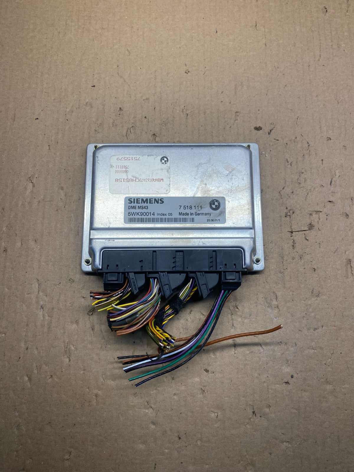 2001 to 2002 BMW X5 ECM ECU Engine Control Computer Module AH3373 DG0