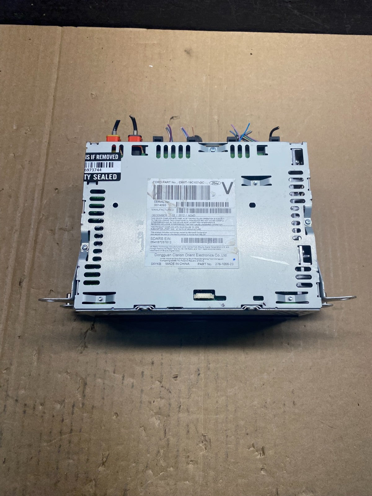 2013 2014 Ford Explorer Audio Equipment Radio Receiver AM FM CD AG3785 DG4