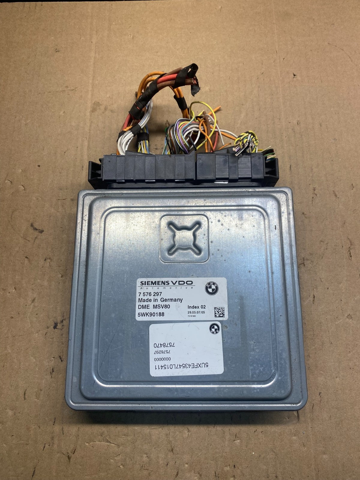 2007 - 2011 BMW 328i 528i E90 ECM ECU Engine Computer 7576297 AE7748 DW0