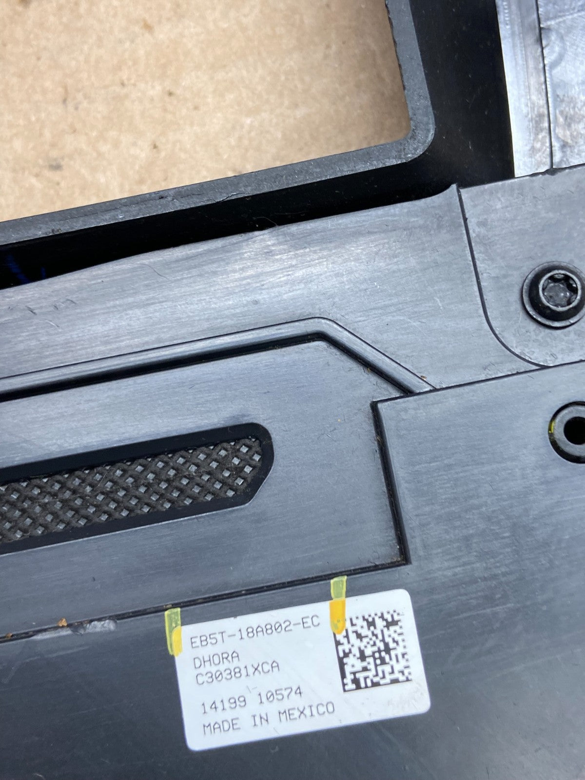 2014 to 2015 Ford Explorer Radio Climate Control Trim Bezel Panel AF2256 DG6