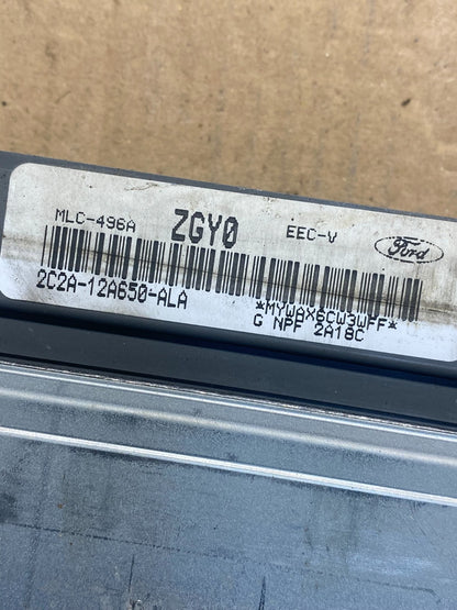 2002 Ford Van E150 E250 5.4L Engine Control Module ECU 2C2A-12A650-ALA AH4766 DG2