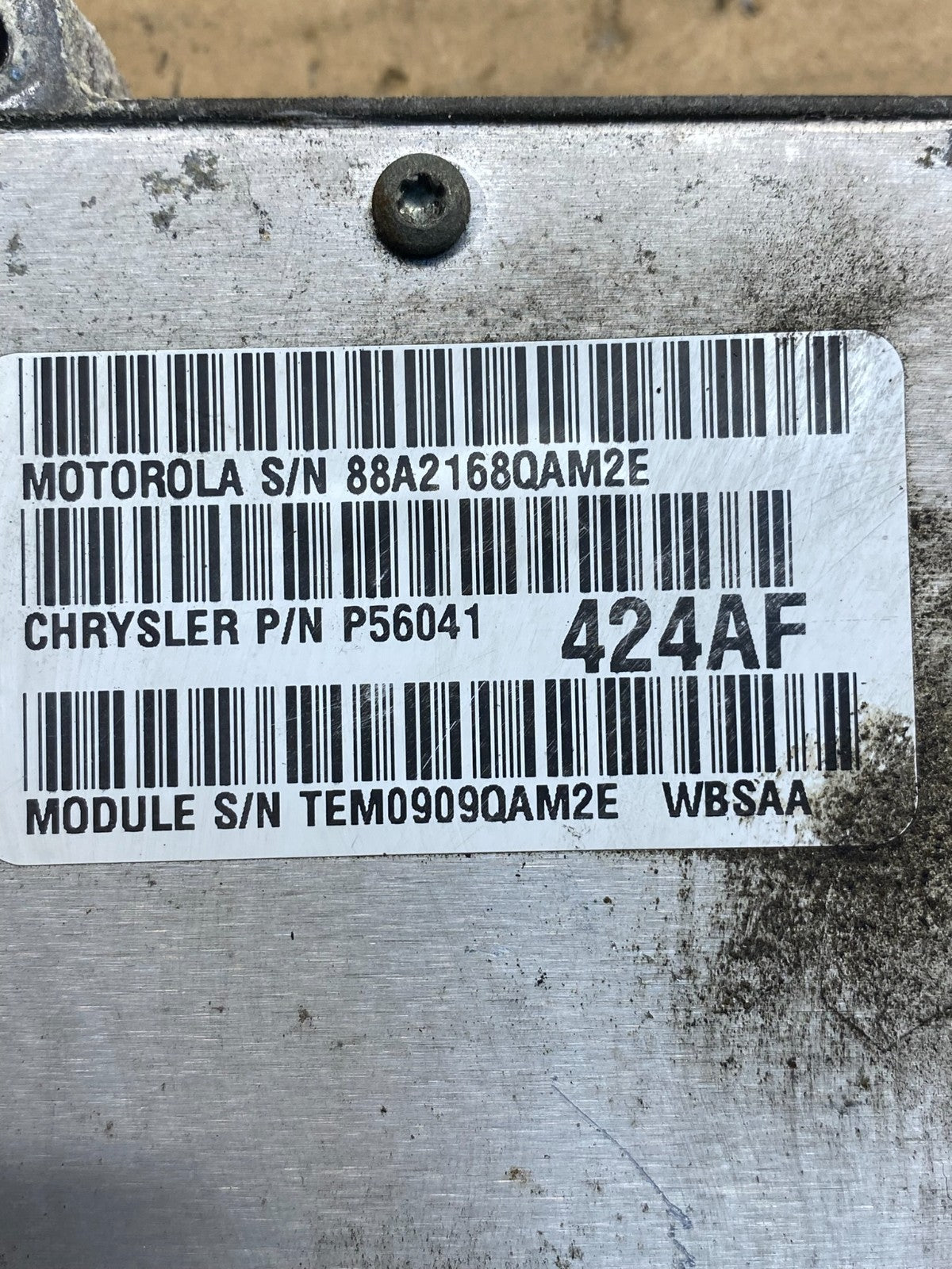 1999 Jeep Cherokee 4.0L ECM ECU Engine Control Computer Modul AE6231 DW2