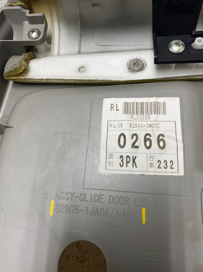 2011 to 2017 Nissan Quest Left Driver LH Side Rear Slide Door Panel M4050 DG9