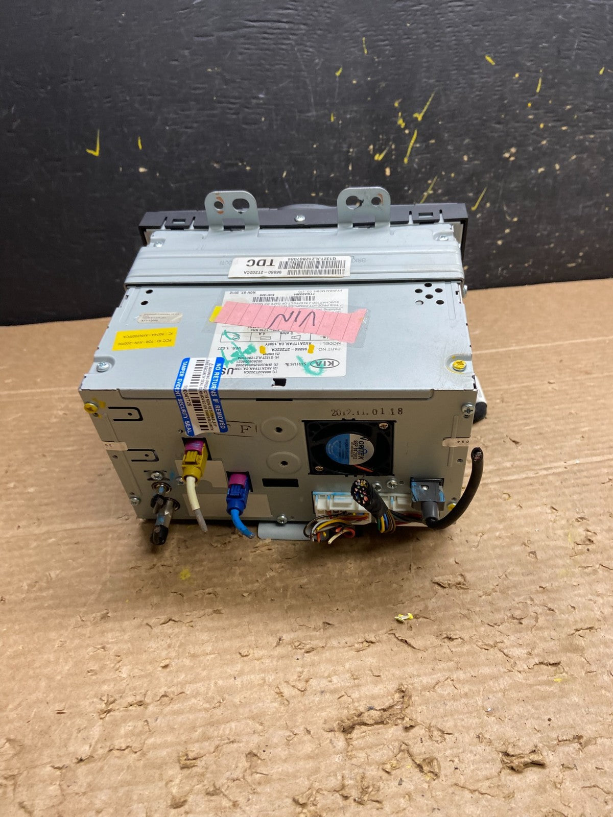 2011 2012 2013 Kia Optima Am Fm Cd Player Radio Screen Display W1908 DG4