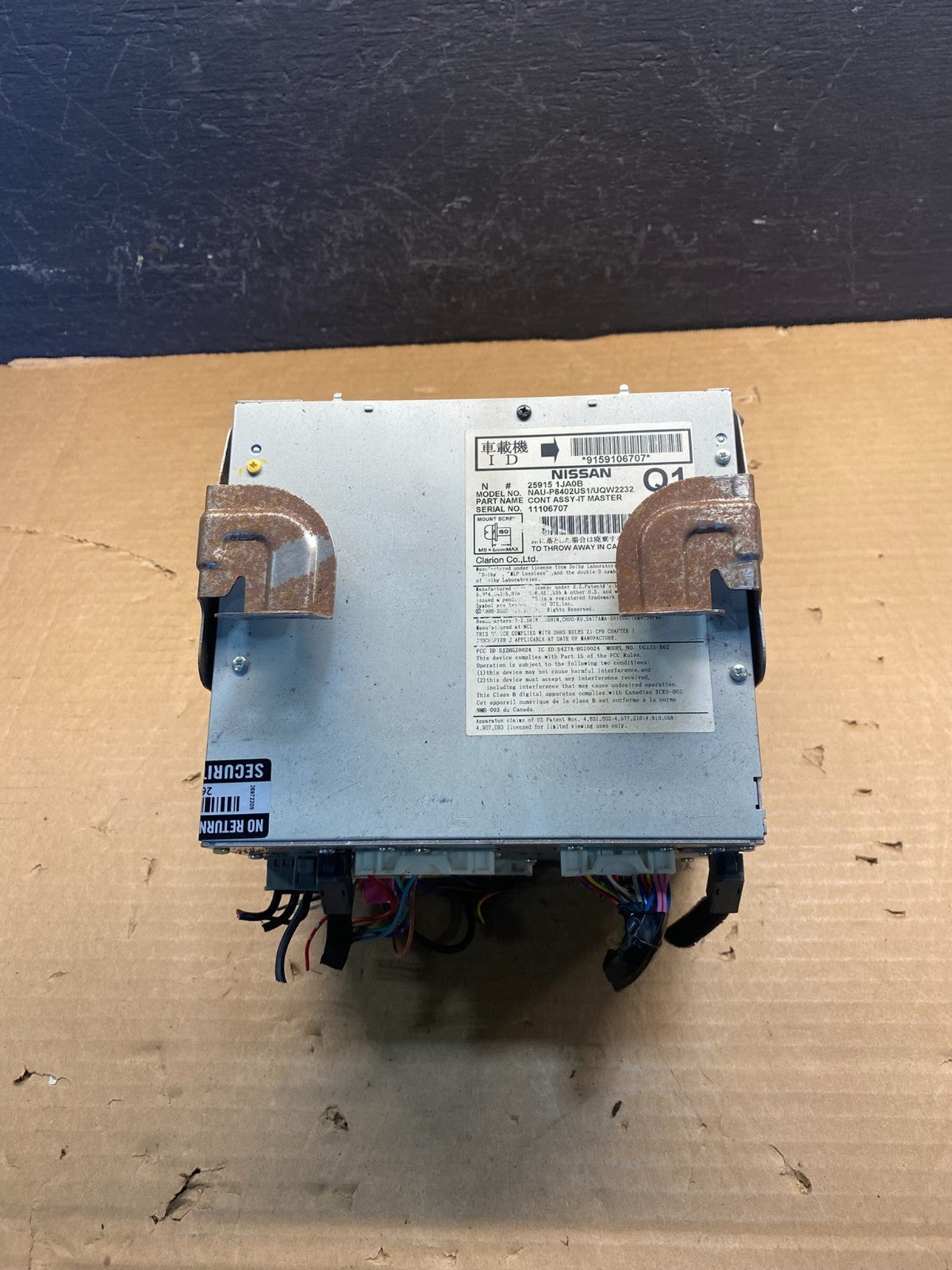 2010 - 2011 Nissan Murano Maxima Radio CD Player AM/FM Receiver ac8019 DG3