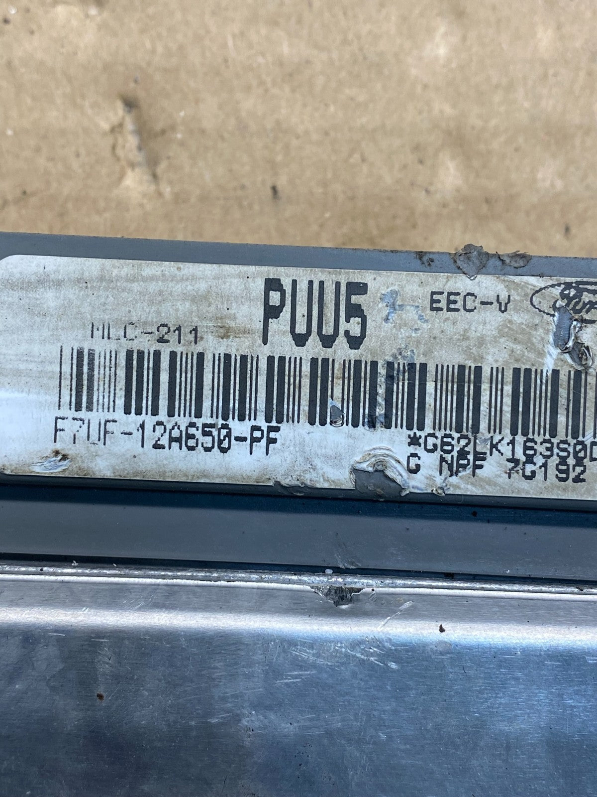 1996 1997 Ford Van E150 E250 Engine Control Module Unit ECU ECM AF0024 DG2