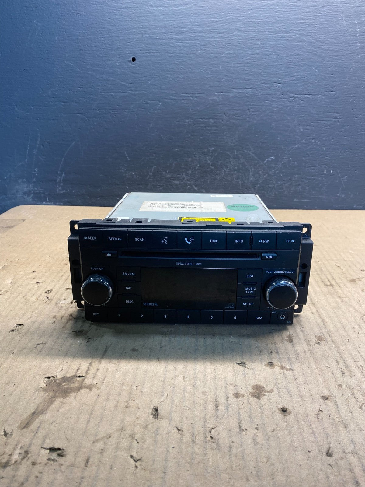 2007-2012 Chrysler Dodge Jeep Ram Radio CD MP3 AUX Receiver AC2368 DG0
