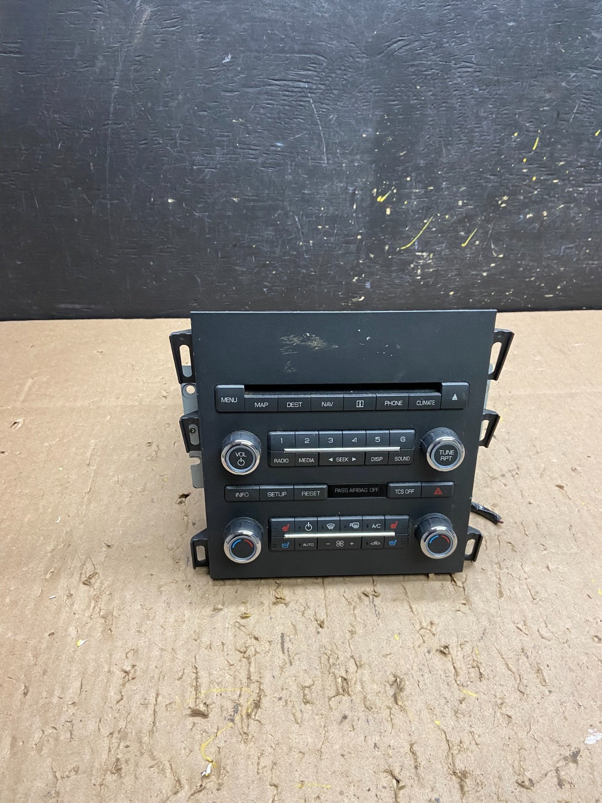 2011 2012 Lincoln Mkz Radio Navigation Hvac Climate Control Panel t6154 DG0