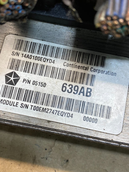 2012 2013 Jeep Grand Cherokee 3.6L Engine Computer ECU ECM 05150639AB aj0209 DG2
