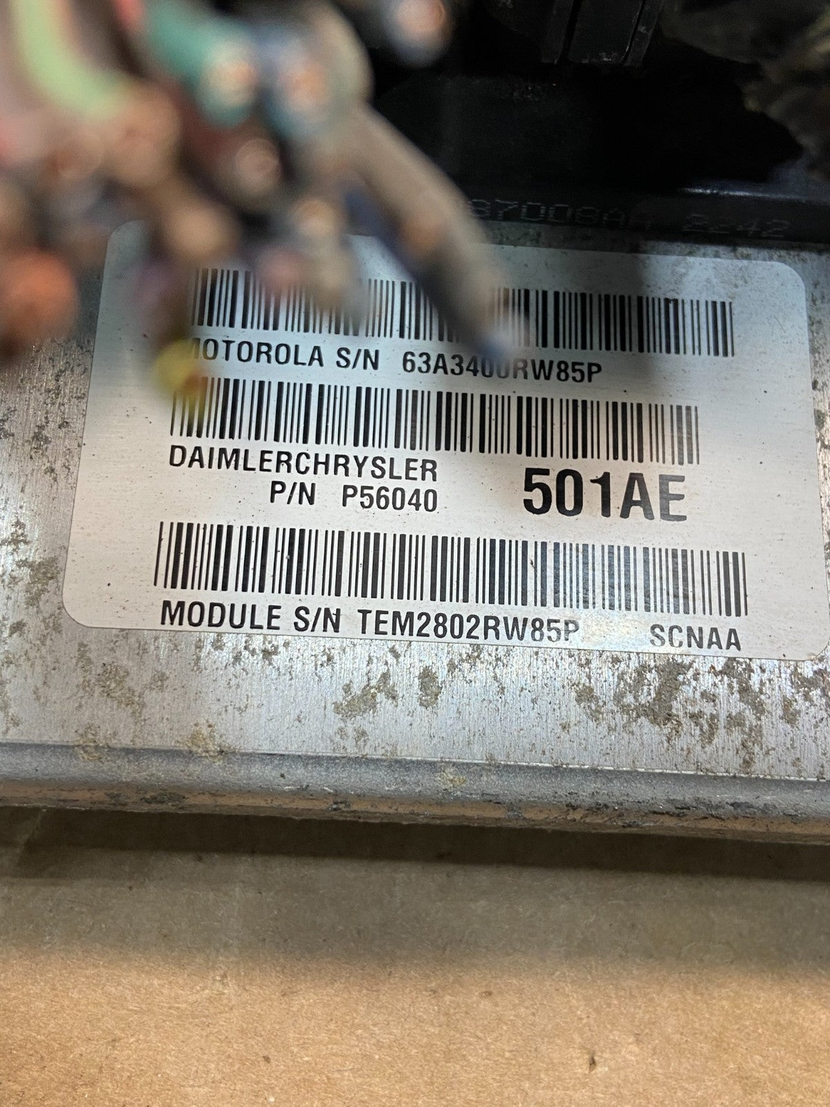 2003 Dodge Durango 4.7L Engine Computer Module ECU PCM AE2287 DW2