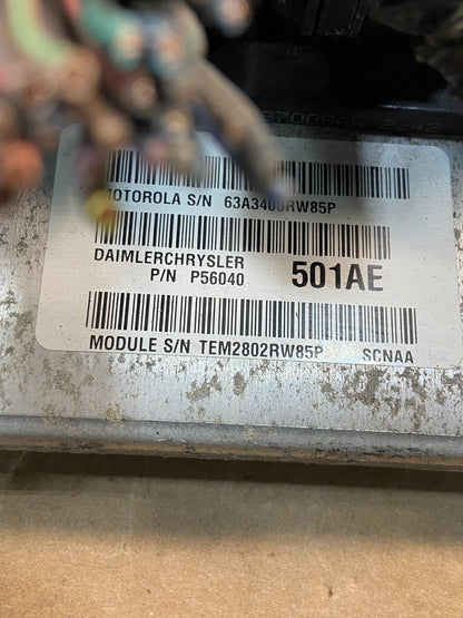 2003 Dodge Durango 4.7L Engine Computer Module ECU PCM AE2287 DW2
