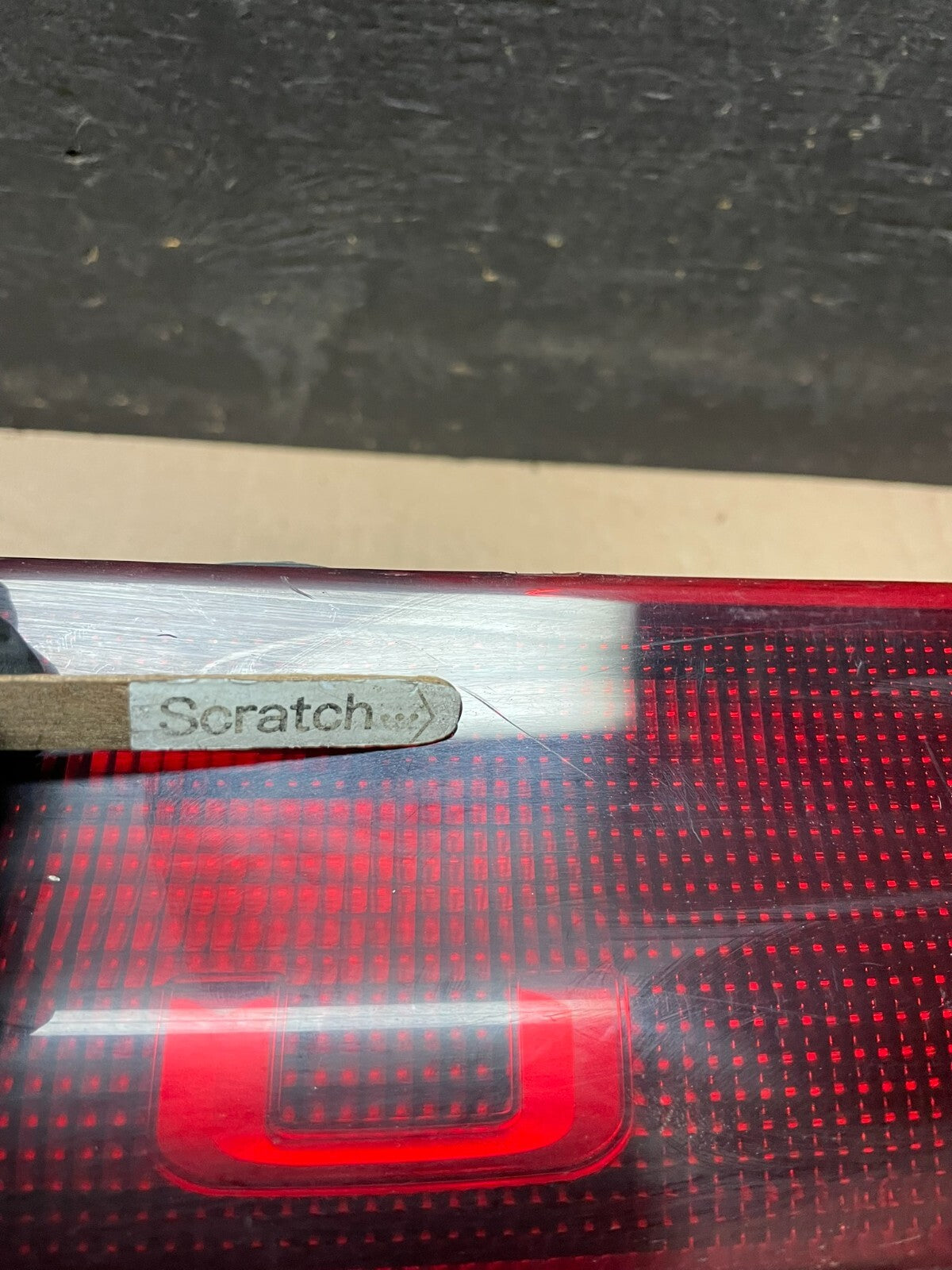 1995 to 1996 Subaru Legacy Wagon Trunk Mounted Center Tail Light Panel J3661 DG3