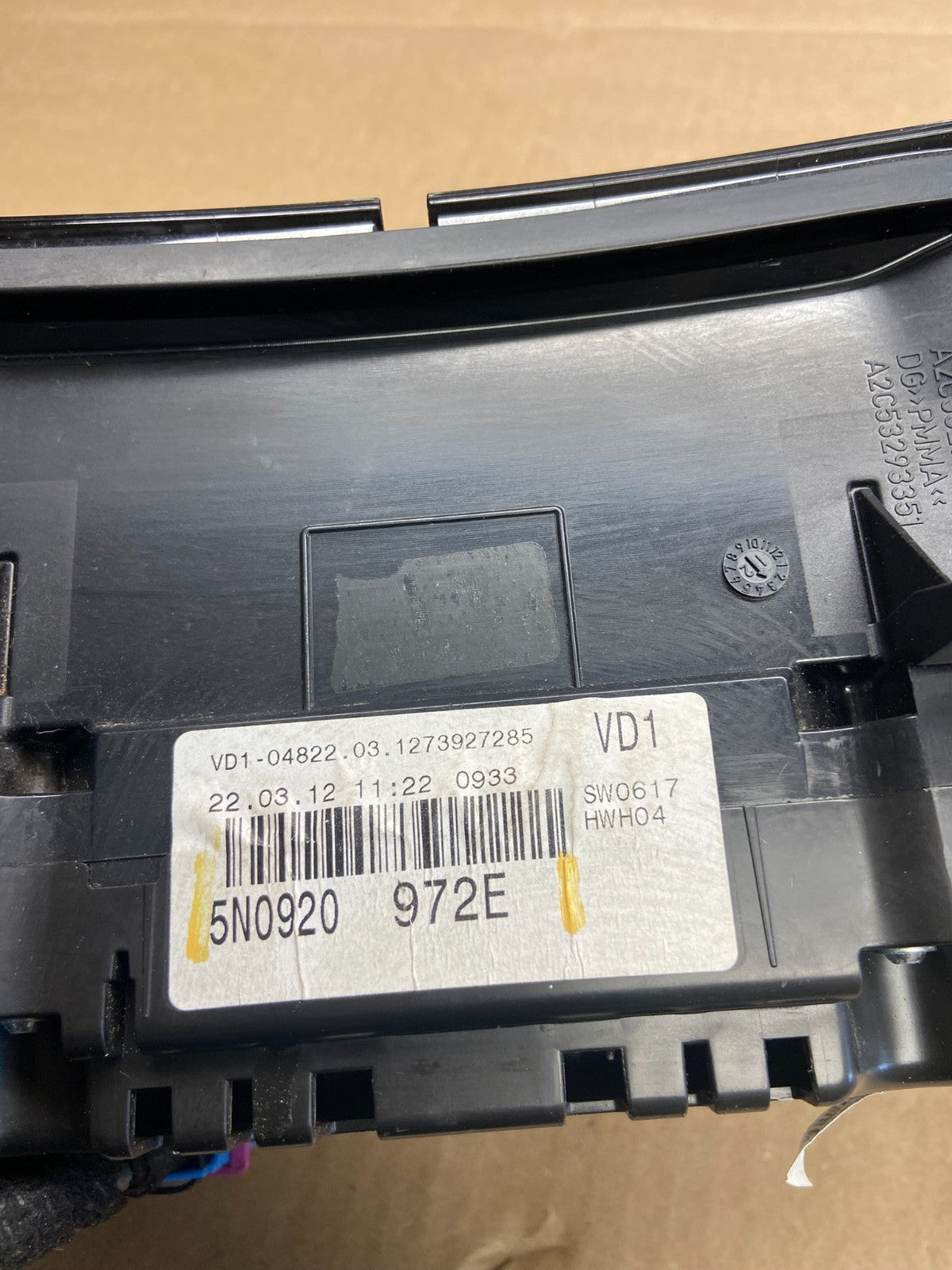 2012 Volkswagen Tiguan Dashboard Speedometer Cluster Gauge ac6107 DG5