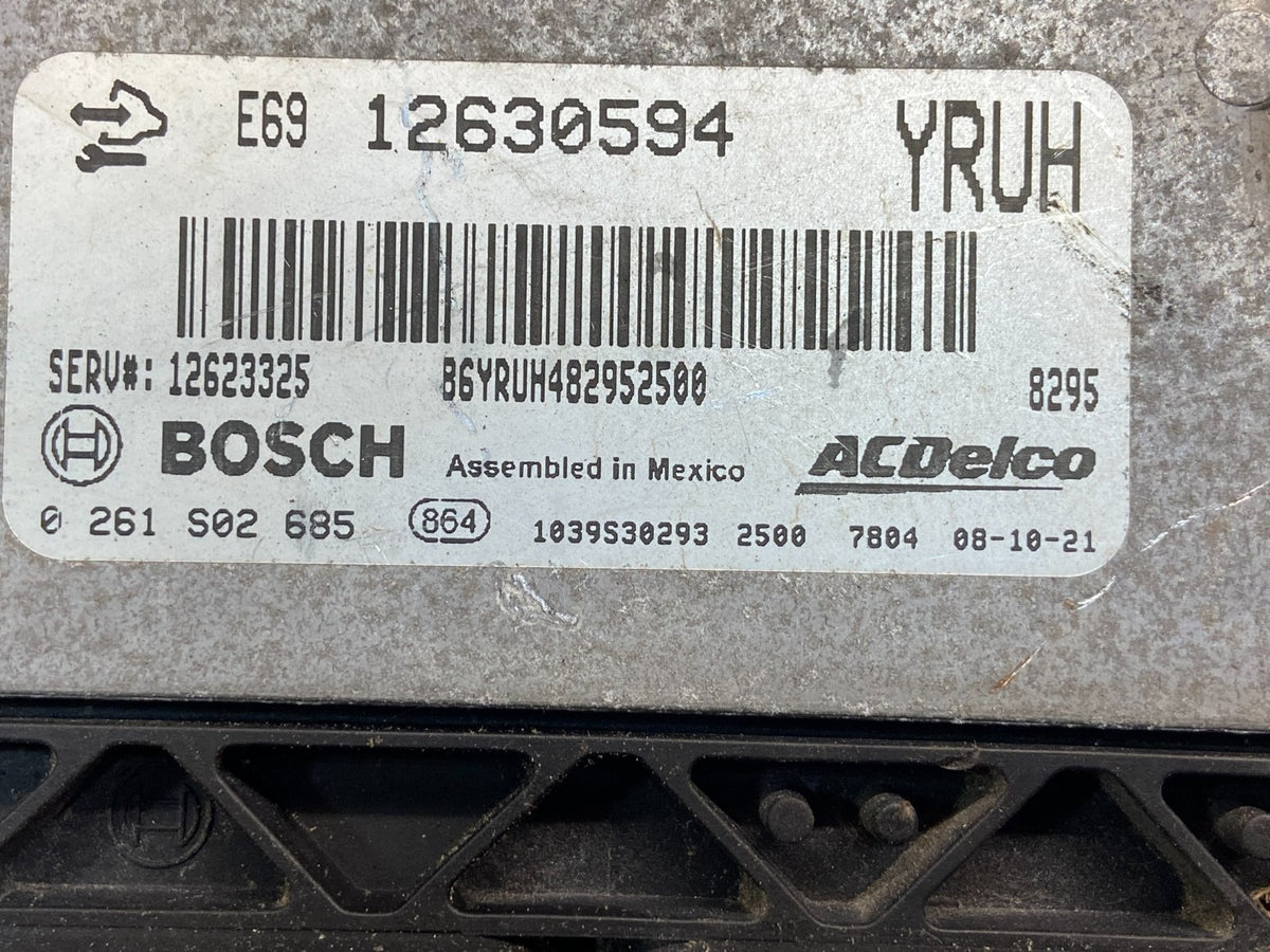 2008 2009 GMC Acadia Traverse Engine Control Unit Module ECM ECU AG1487 DW2