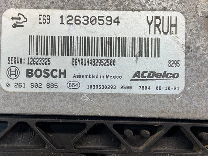 2008 2009 GMC Acadia Traverse Engine Control Unit Module ECM ECU AG1487 DW2