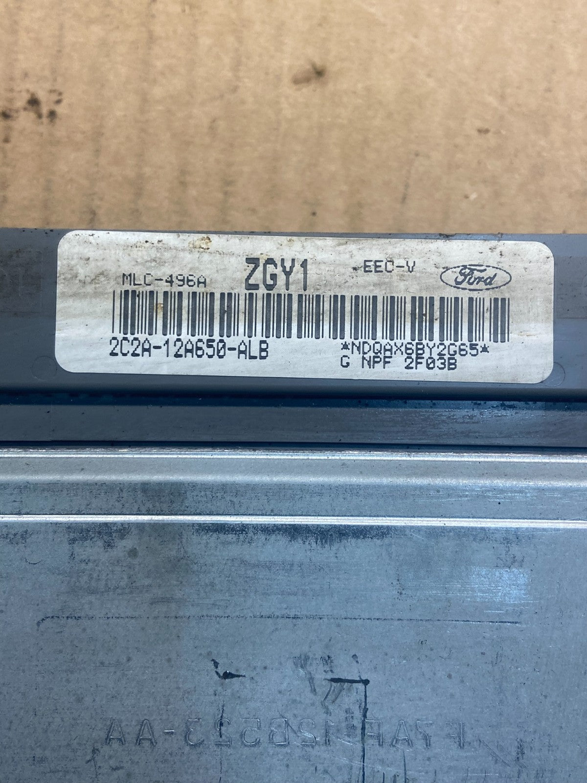2002 Ford Van E250 E350 5.4L Engine Control Module ECU 2C2A-12a650-ALB Y4347 DG3