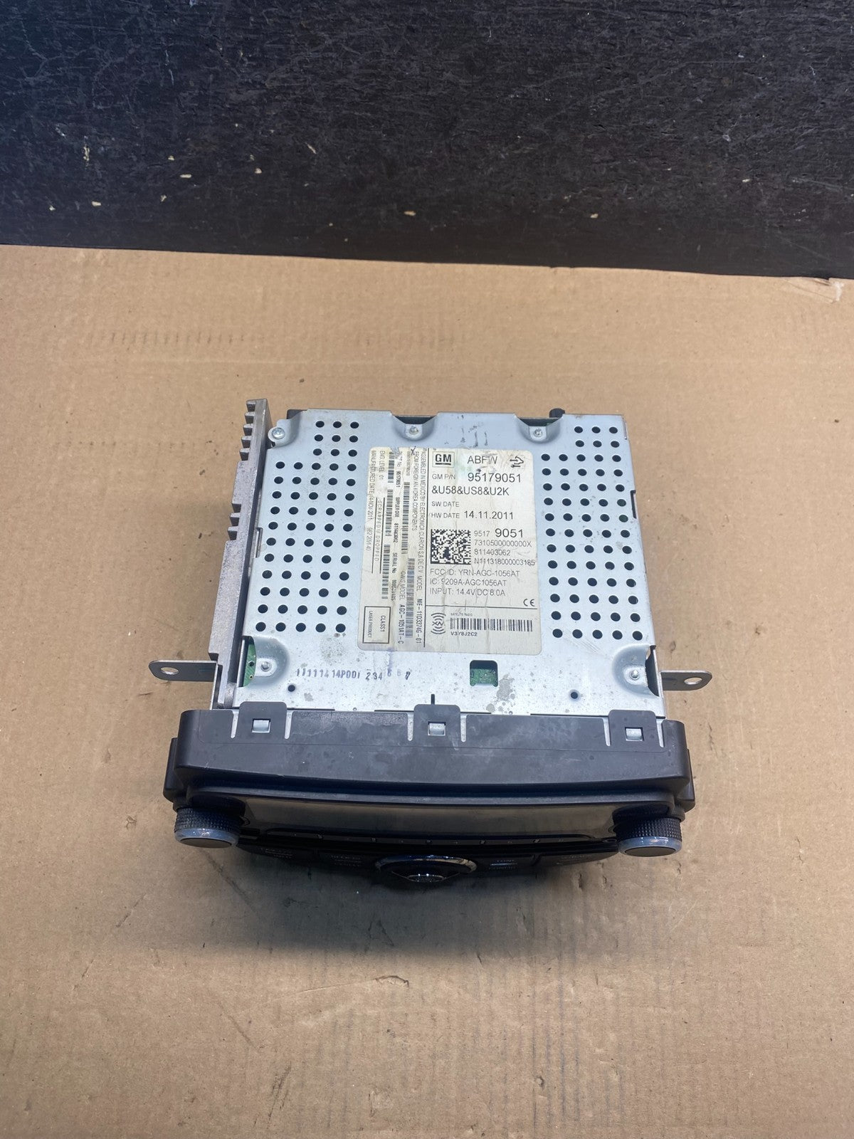 2012 2013 2014 2015 Chevrolet Sonic Dash Radio AM/FM CD Player Aux ah4784 DG3