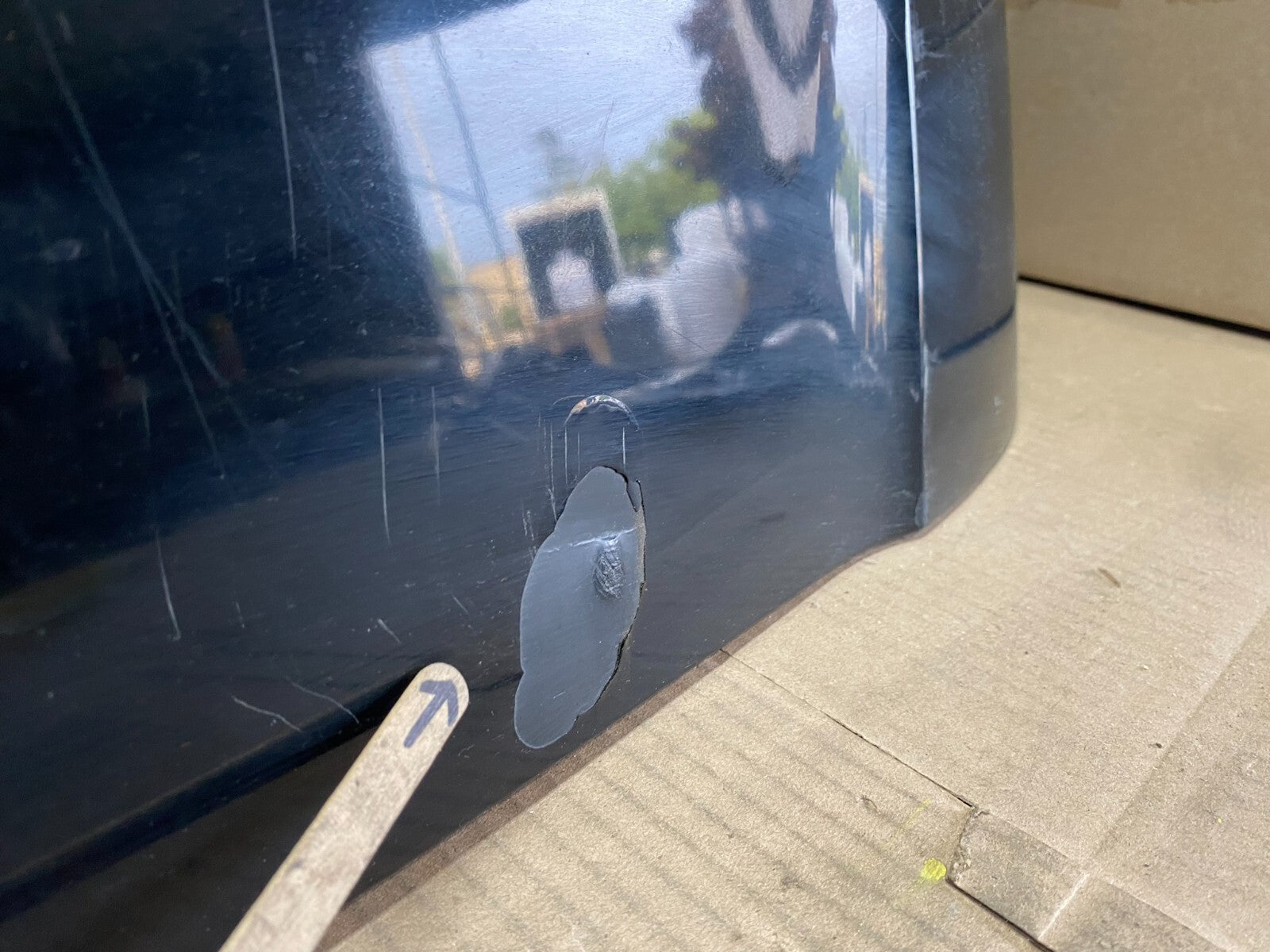 2007 to 2013 BMW X5 Trunk Hatch Spoiler 7157689 C9694 OEM DG15